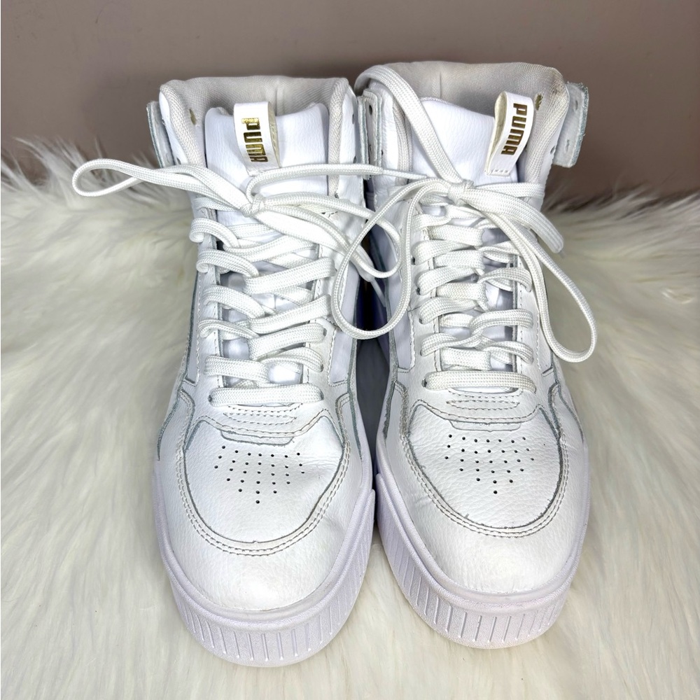 PUMA Leather High-Top Sneakers - Picture 5 of 10